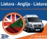 Kiekvieną savaitę vykstame maršrutu Lietuva-Anglija-Lietu